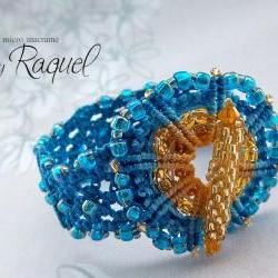 Micro Macrame TUTORIAL Bracelet "Wheel"